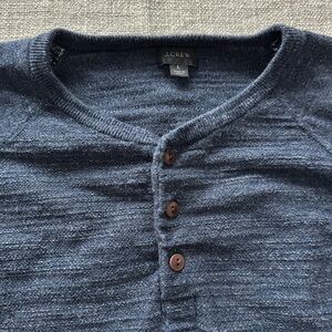 J. Crew Men’s Dark Blue Knit Sweater